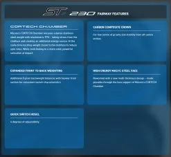 Mizuno Golf Mizuno ST-Z 230 Fairway Wood -Brands Shop Mizuno ST Z 230 Fairway Wood Features 72792.1674333891