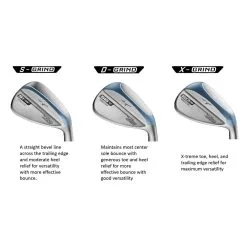Mizuno Golf Mizuno T22 Satin Chrome Wedges -Brands Shop Mizuno T22 Wedge Grinds 26384.1655494447