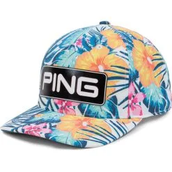 Ping Golf PING Tour Paradaiso Snapback Cap -Brands Shop PING Tour Paradaiso Snapback Cap WHT a 88909.1661195793