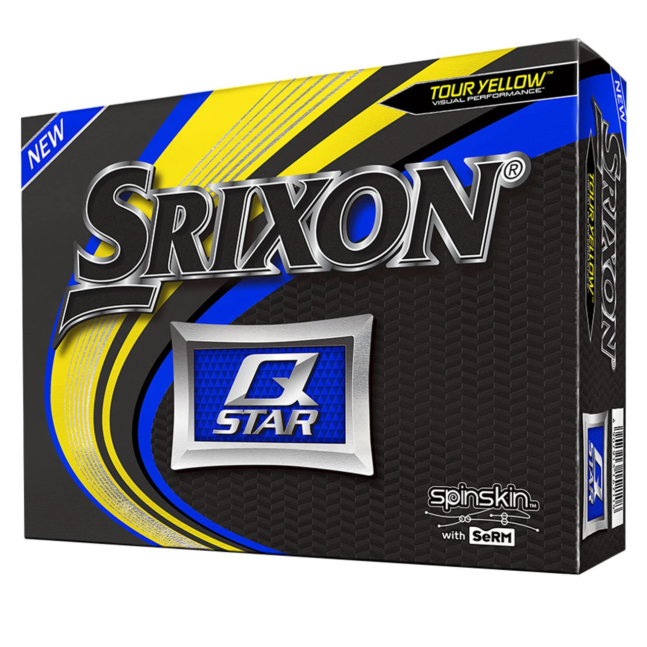 Srixon Golf Srixon Q-Star Tour Yellow Dozen Golf Balls 3 Srixon Golf Srixon Q-Star Tour Yellow Dozen Golf Balls