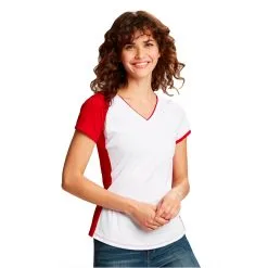 Cutter & Buck Ladies Presley V-Neck Shirt