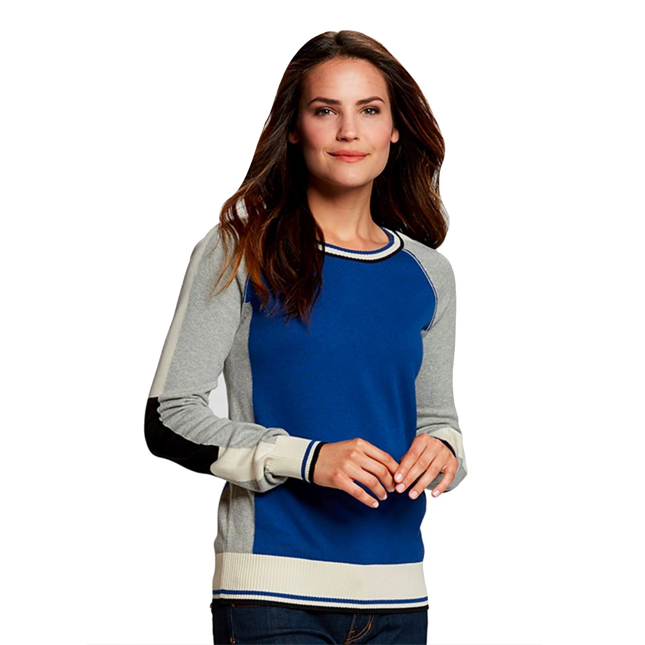 Cutter & Buck Ladies Stride Colorblock Sweater 3 Cutter & Buck Ladies Stride Colorblock Sweater