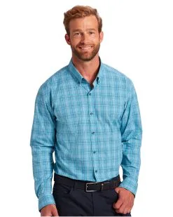 Cutter & Buck Soar Fine Plaid Shirt