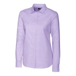 Cutter & Buck Ladies Long Sleeve Stretch Oxford Stripe Shirt -Brands Shop Untitled Artwork 5 97249.1668810853