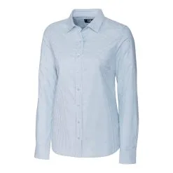 Cutter & Buck Ladies Long Sleeve Stretch Oxford Stripe Shirt -Brands Shop Untitled Artwork 6 66020.1668810853