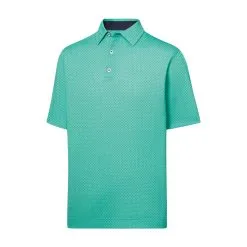 FootJoy Golf FootJoy ProDry Performance Stretch Lisle Dot Print Self Collar Polo -Brands Shop fj 27747 33030.1675976264